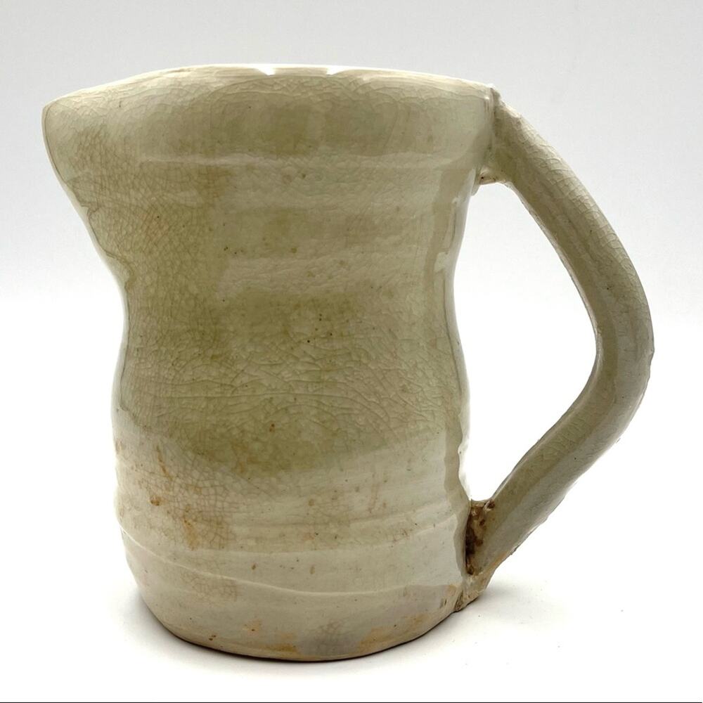 BOHO Handmade Pitcher or flower vase rustic boho Scandinavian home decor style
